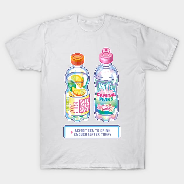 Pixel Drinks T-Shirt by pixelins